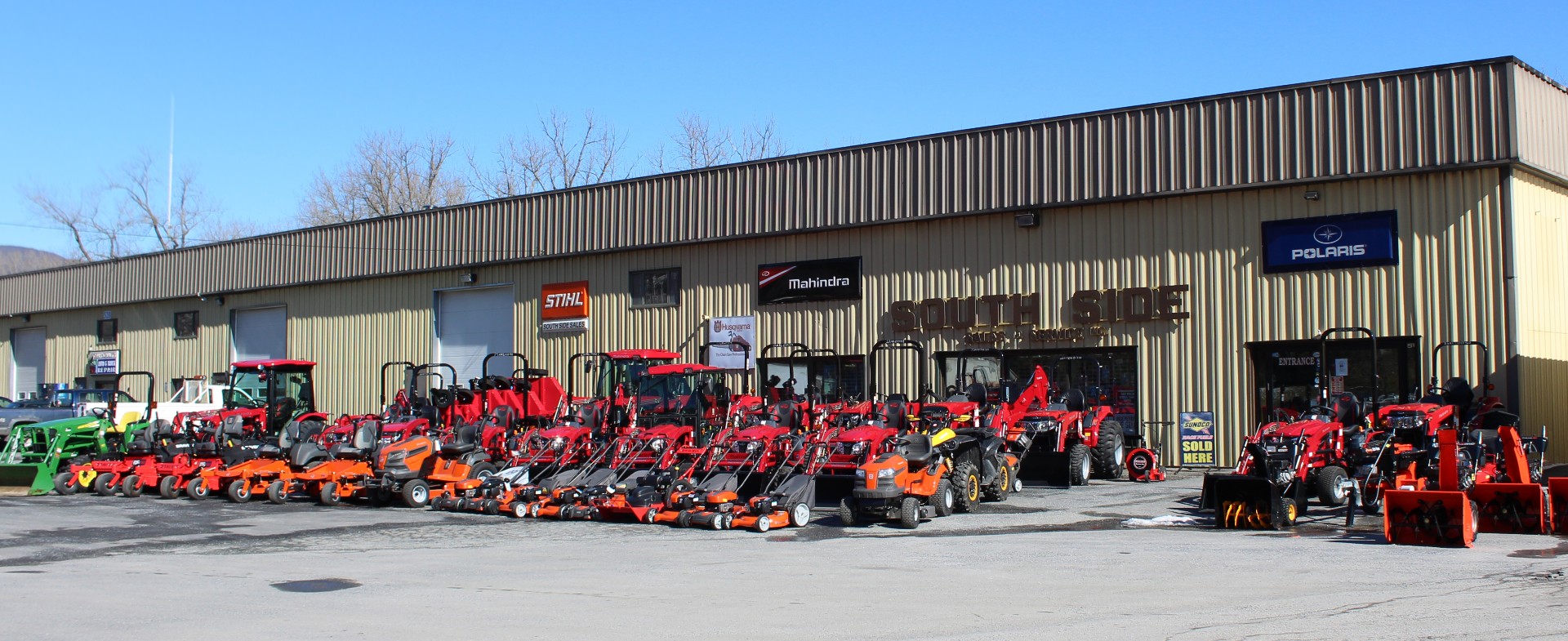 South Side Sales Power Equipment, Snowmobiles, Mowers